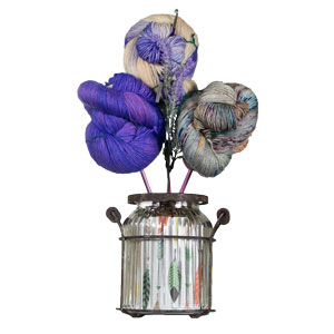 Jimmy Beans Wool Flatiron Shawl - Crochet Bouquet kits Pegasus