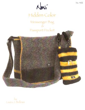 Noni Patterns - zHidden Color Messenger Bag & Passport Pocket Pattern