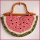 Watermelon Whimsy Felted Bag