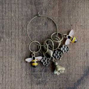 Never Not Knitting Notions - Bee and Bloom Stitch Markers
