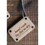 Never Not Knitting Notions - Wooden Hand Wash Tag Accessories photo