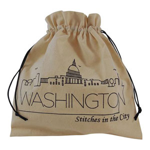 della Q Stitches In The City Collectable Project Bags - 117-1 Washington D.C