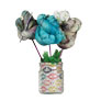 Jimmy Beans Wool Flatiron Shawl - Crochet Bouquet - Baudelaire Kits photo