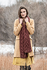 Blue Sky Fibers The Classic Collection - Edina Cabled Scarf - PDF DOWNLOAD Patterns photo