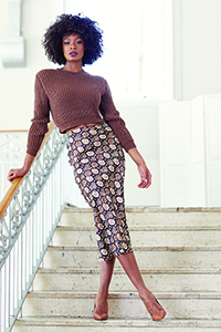 Mode Collection One: PDF Patterns - 016 Cropped Sweater - PDF DOWNLOAD by Rowan