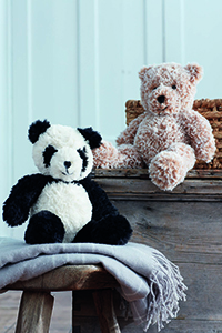 Sirdar Alpine Patterns - Panda and Teddy Bear - PDF DOWNLOAD by Sirdar
