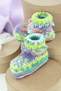 Sirdar Snuggly Baby Crofter DK Patterns - 4514 Baby Booties - PDF DOWNLOAD
