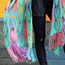 Universal Yarns Classic Shades Patterns - Leaf Link Scarf - PDF DOWNLOAD Patterns photo
