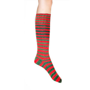 Urth Yarns Uneek Sock Kit yarn 25 (Holiday Stripe)