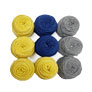 Jimmy Beans Wool Mini and Scraps Grab Bags - Sublime Extra Fine Merino Wool DK Grab Bag - Blue/Grey/Yellow Kits photo