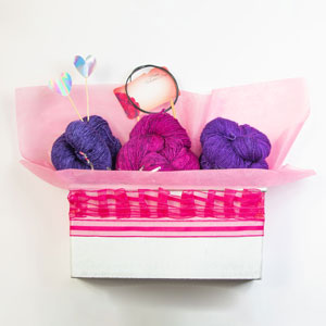 Jimmy Beans Wool Periwinkle Sheep Valentine Bouquet kits Free Your Fade - The Periwinkle Sheep Merino