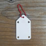 Katrinkles Write On/ Wipe Off Project Tags - White Tag- Red Chain Accessories photo