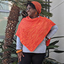 Jimmy Beans Wool - Orange Love Poncho - PDF DOWNLOAD Patterns photo
