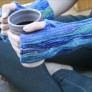 Koigu Paint Can Patterns - Snow Wave Fingerless Gloves - PDF DOWNLOAD Patterns photo