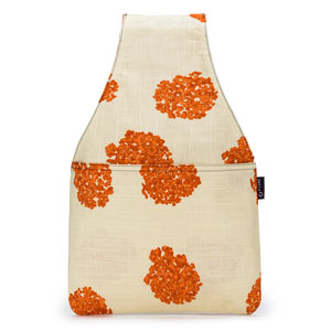 della Q Nora Wrist Bag - 1300-1 - *Linen Flower - Orange