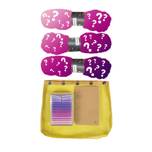 Madelinetosh 3 Skein Onesie Mystery Grab Bags kits High Twist - Pinks & Purples