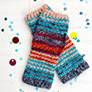 Vickie Howell High Five Collection - High Five Wrist Warmers (crochet) - PDF DOWNLOAD Patterns photo