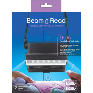 Beam N' Read Lights - LED 6 - Black by Beam N' Read
