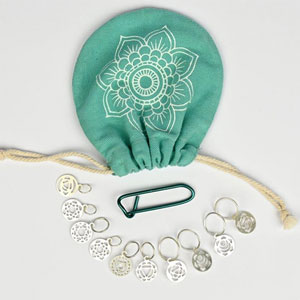 Knitter's Pride Mindful Collection Accessories - Mindful Sterling Stitch Markers
