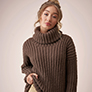Rowan MODE at Rowan - Soft Boucle & Merino Aria Patterns - Sweater - PDF DOWNLOAD