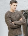 Blue Sky Fibers Adult Clothing Patterns - Men's Ribbed Sweater Patterns photo