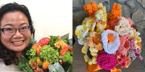 Rayna - Crocheted Flower Bouquet