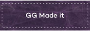 GG Made it text over purple background