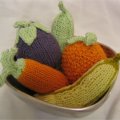 Baby Fruit and Veggie Rattles