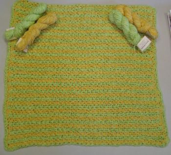 Chenille Crochet Baby Blanket 2!