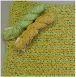 Chenille Crochet Baby Blanket!