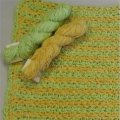 Cotton Chenille Crochet Baby Blanket