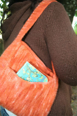 July 2007 Pattern Contest Winner - Slant Pocket Bag by Melissa Thetford