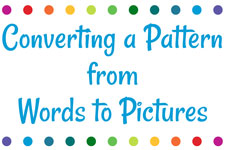 Converting a Pattern from Words to Pictures