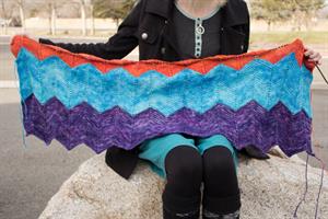 Erika's Knit Toshstrology Blanket