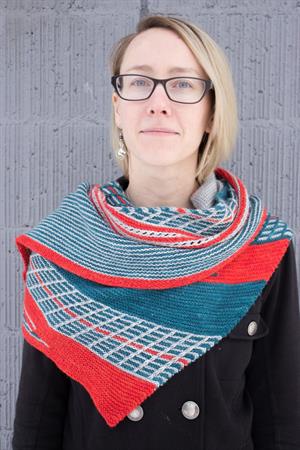 Chris's Chaotic Color Shawl