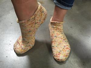 Lina's Rose City Roller Socks