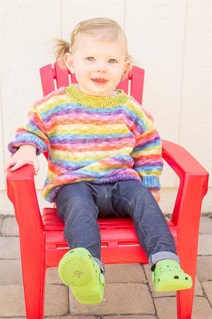 Debbie Bliss Baby Cashmerino Tonals Rainbow Sweater