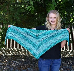 Brittany's Torrent Shawl