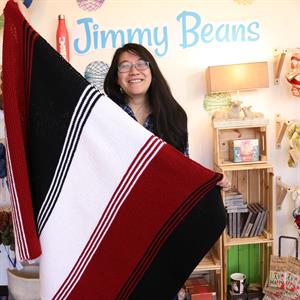 Ailene's Simply Stripes Baby/Lap Blanket