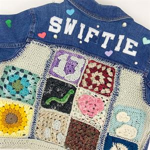 Elizabeth's Taylor Swift Granny Square Jacket