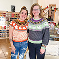 Allison & Aiyana's Let's Boogie Sweaters