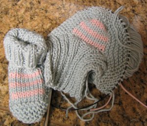 Baby Booties For Twins - FINISHED