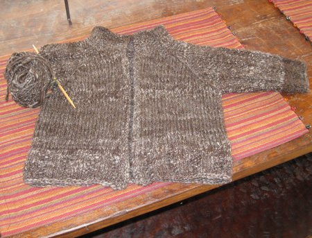 Jimmy's Natural Baby Cardigan