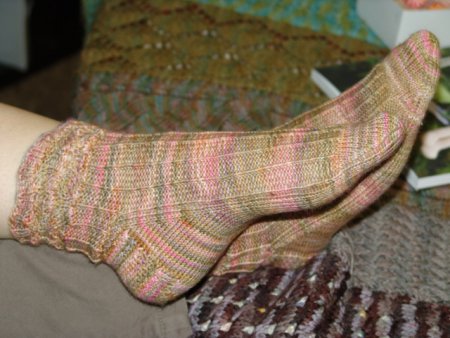 Hydrangea Socks