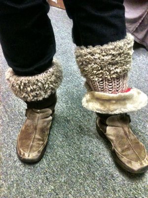 Rachel's Fur and Maxi Wool Boot Cuffs