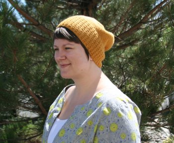 Kristen's Mock Cable Slouch Hat
