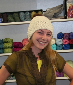 Gina's Hat Trix Moss Stitch Hat