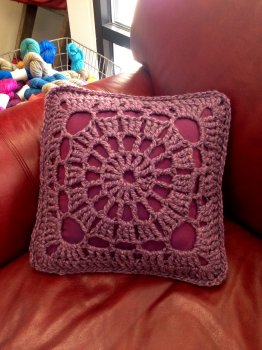 Jenny's Crochet Squares Cushion