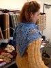 Monika's Crocheted Cascade Shawl