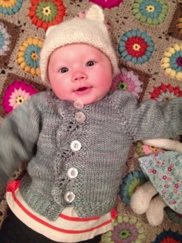 Kristen's Cascade Baby Sweater
